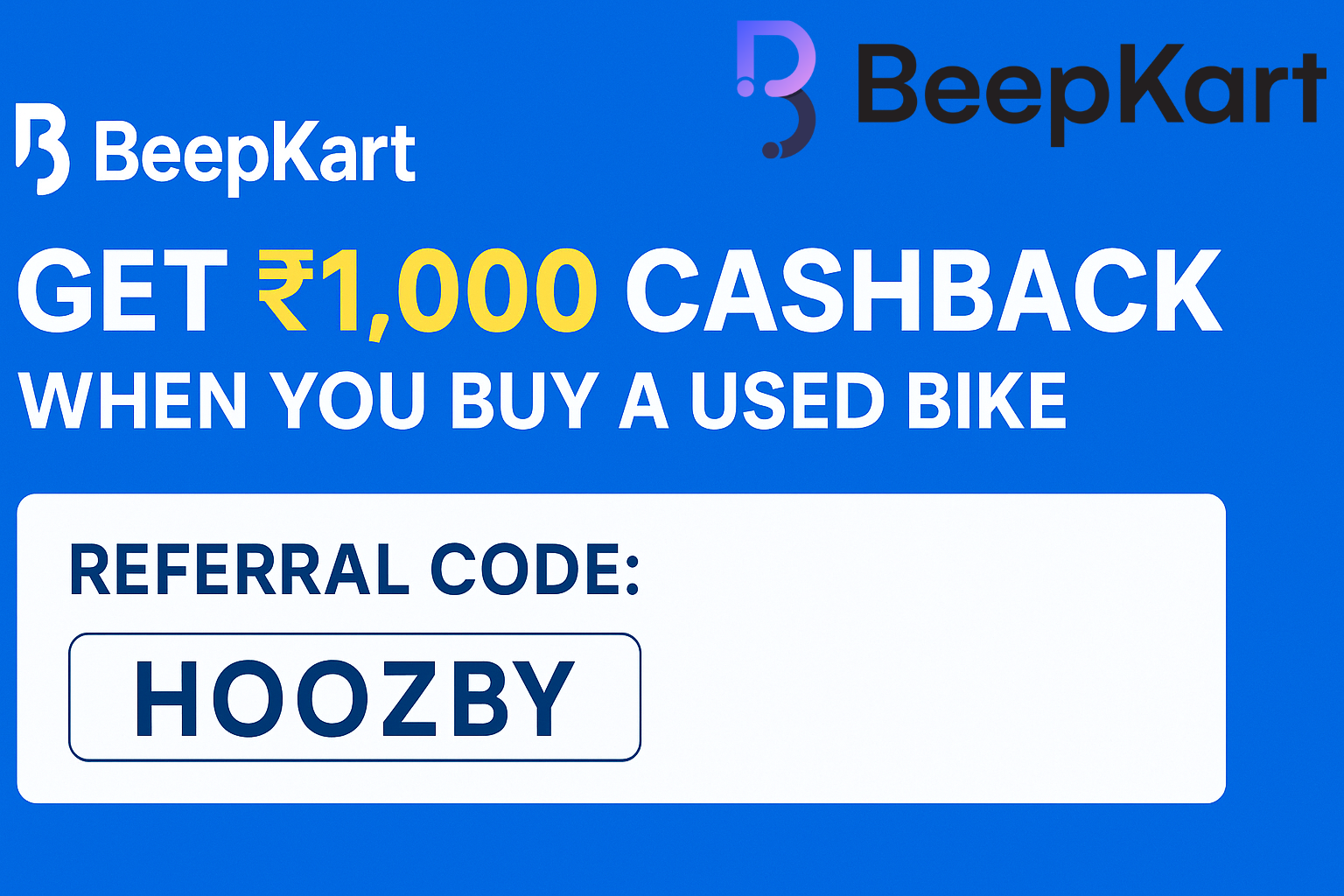 BeepKart Referral Code