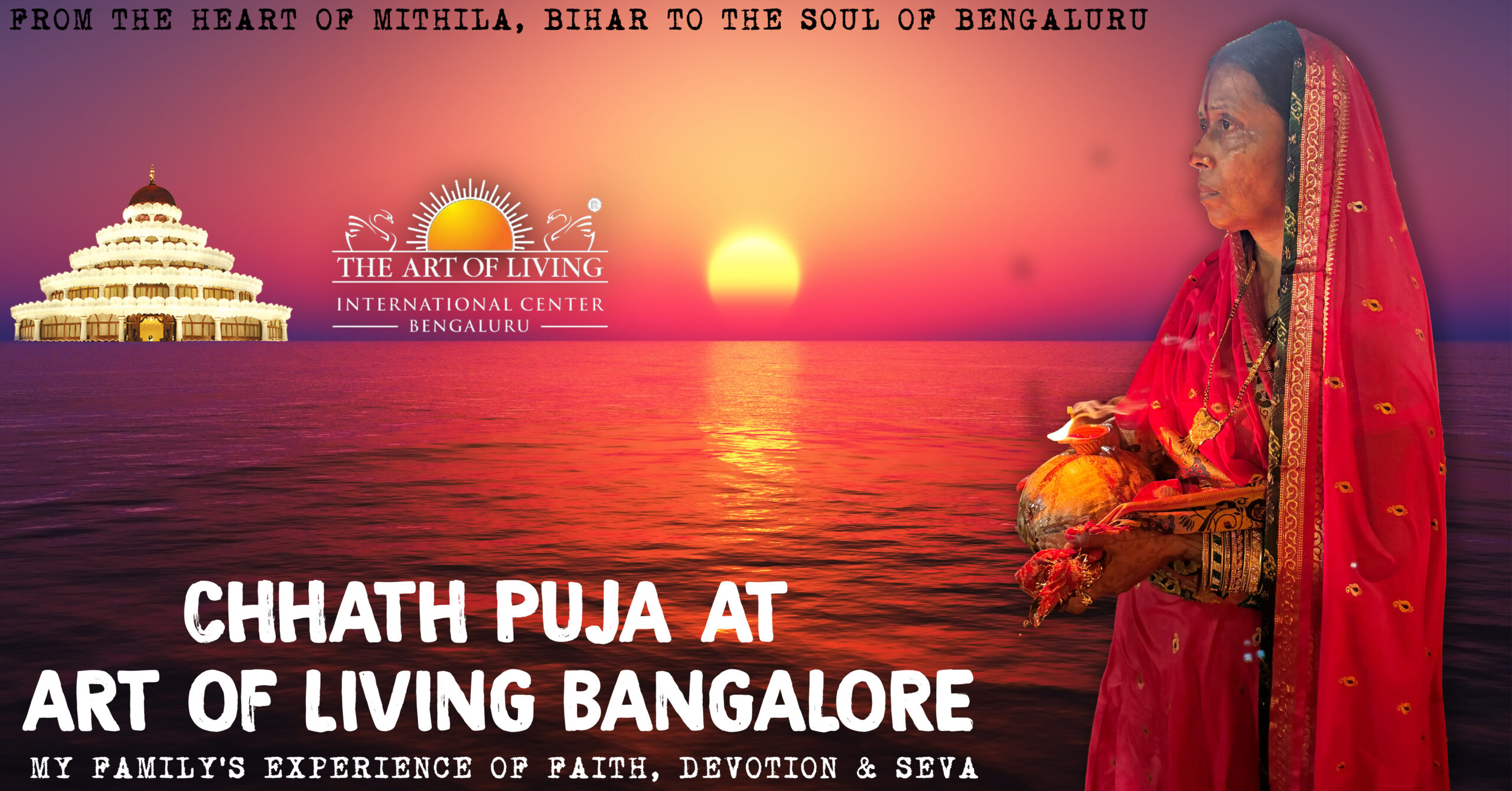 Chhath Puja at Art of Living
